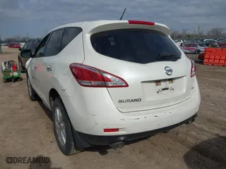 2014 Nissan Murano S with VIN JN8AZ1MWXEW518852, listed as a IAAI auction lot 41885440 with 191,317 mi miles. Bid and sale history available at carsss.com. Image 3.