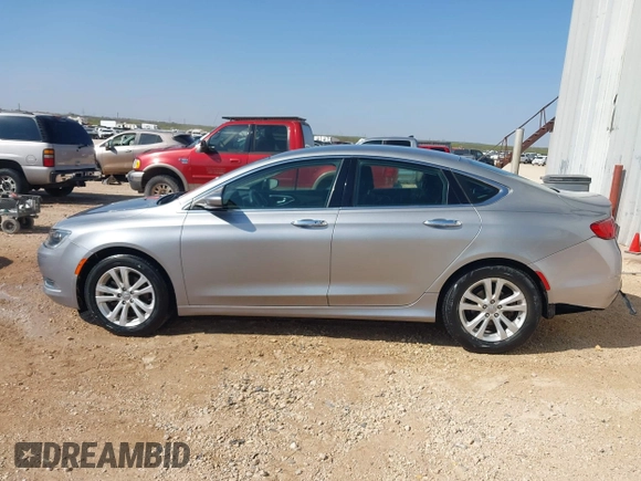 2015 Chrysler 200 Limited with VIN 1C3CCCABXFN621784, listed as a IAAI auction lot 41914473 with 117,313 mi miles. Bid and sale history available at carsss.com. Image 14.