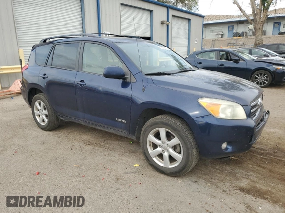 2007 Toyota RAV4 Limited z VIN JTMBK31VX76012467, wystawiony jako Copart lot #55448005 z przebiegiem 242 734 mil mil oraz Szkoda całkowita • Salvage title. Historia ofert i sprzedaży dostępna na DreamBid. Obrazek 4.