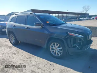 2014 Jeep Cherokee Limited with VIN 1C4PJMDS8EW271410, listed as a IAAI auction lot 41657246 with 132,930 mi miles. Bid and sale history available at carsss.com. Image 1.
