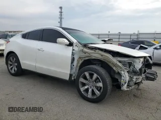 2012 Acura ZDX Tech Pkg with VIN 2HNYB1H46CH500975, listed as a Copart auction lot 43585275 with 75,337 mi miles and Salvage Title. Bid and sale history available at carsss.com. Image 4.