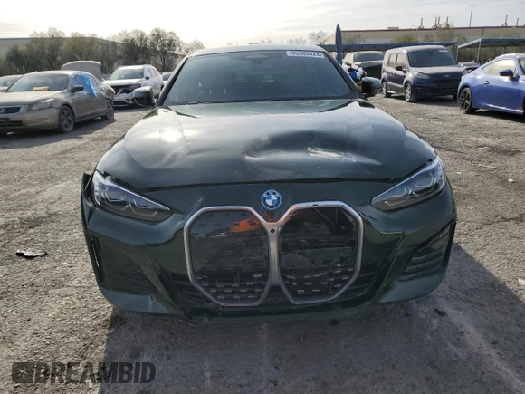 2024 BMW i4 eDrive40 with VIN WBY73AW06RFS32808, listed as a Copart auction lot 85585424 with 15,669 mi miles and Salvage Title. Bid and sale history available at carsss.com. Image 5.