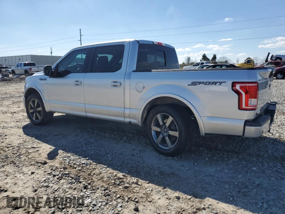 2015 Ford F-150 XL with VIN 1FTEW1CF2FKF15203, listed as a Copart auction lot 46581995 with 159,976 mi miles and Salvage Title. Bid and sale history available at carsss.com. Image 2.