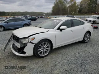 2016 Mazda Mazda6 i Touring with VIN JM1GJ1V58G1457066, listed as a Copart auction lot 51386365 with 62,853 mi miles and Salvage Title. Bid and sale history available at carsss.com. Image 1.