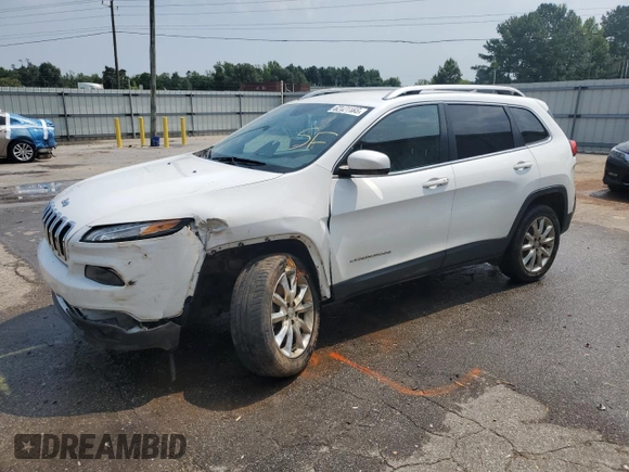 2017 Jeep Cherokee Limited with VIN 1C4PJLDB1HW517907, listed as a Copart auction lot 62121185 with 219,757 mi miles and Salvage title. Bid and sale history available at DreamBid. Image 1.