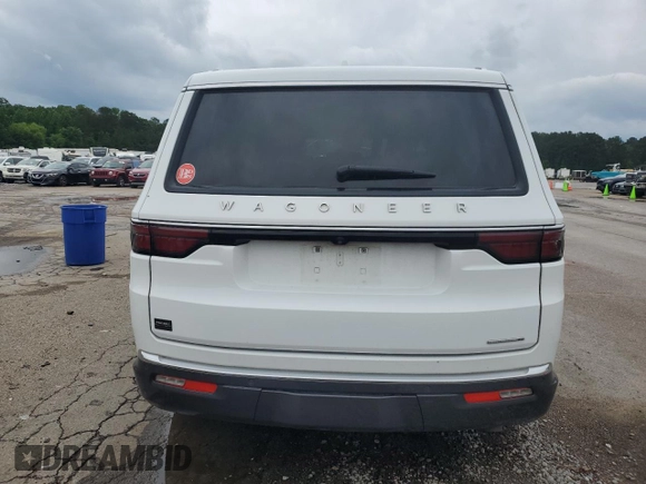 2022 Jeep Wagoneer Series II with VIN 1C4SJUBT8NS117874, listed as a Copart auction lot 56003895 with 92,339 mi miles and Salvage title. Bid and sale history available at DreamBid. Image 6.