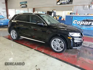 2018 Audi Q5 Premium Plus z VIN WA1BNAFY4J2009653, wystawiony jako Copart lot #57746655 z przebiegiem 60 968 mil mil oraz Szkoda całkowita • Salvage title. Historia ofert i sprzedaży dostępna na DreamBid. Obrazek 4.