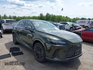 2025 Lexus RX 350 z VIN 2T2BAMCA7SC098174, wystawiony jako IAAI lot #42294965 z przebiegiem 3 845 mil mil oraz . Historia ofert i sprzedaży dostępna na DreamBid. Obrazek 1.