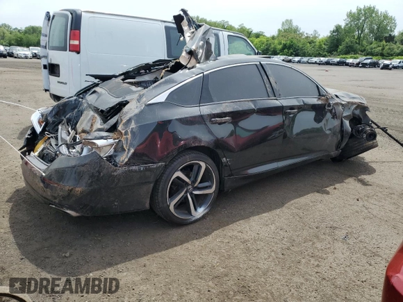 2020 Honda Accord Sport with VIN 1HGCV2F33LA007522, listed as a Copart auction lot 58255955 with Not provided miles and Salvage title. Bid and sale history available at DreamBid. Image 3.