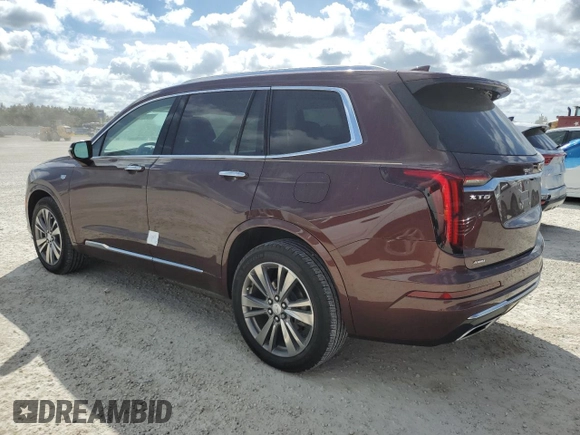 2022 Cadillac XT6 Premium Luxury with VIN 1GYKPDRS1NZ153516, listed as a Copart auction lot 75096064 with 12,604 mi miles and Non Repairable. Bid and sale history available at carsss.com. Image 2.