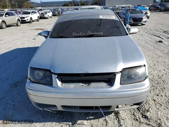 2005 Volkswagen GTI 1.8T with VIN 9BWDE61JX54032005, listed as a Copart auction lot 76342624 with 200,525 mi miles and Salvage Title. Bid and sale history available at carsss.com. Image 5.