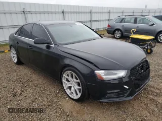 2013 Audi A4 Premium with VIN WAUAFAFL4DN048505, listed as a Copart auction lot 43472675 with 150,974 mi miles and Salvage Title. Bid and sale history available at carsss.com. Image 4.