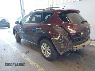 2013 Nissan Murano LE with VIN JN8AZ1MW4DW310934, listed as a IAAI auction lot 41725364 with 131,084 mi miles and . Bid and sale history available at DreamBid. Image 3.
