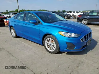 2020 Ford Fusion SE with VIN 3FA6P0HD5LR168627, listed as a Copart auction lot 59613065 with 36,537 mi miles and Salvage title. Bid and sale history available at DreamBid. Image 4.