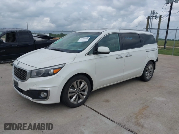 2015 Kia Sedona SX-L with VIN KNDME5C12F6028893, listed as a IAAI auction lot 42109514 with 169,303 mi miles and . Bid and sale history available at DreamBid. Image 17.