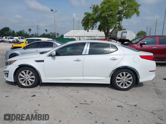 2015 Kia Optima EX with VIN 5XXGN4A72FG414486, listed as a IAAI auction lot 41870529 with 119,029 mi miles. Bid and sale history available at carsss.com. Image 14.