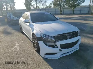 2017 Mercedes-Benz C 63 AMG with VIN 55SWF8GB0HU194099, listed as a Copart auction lot 84697274 with 79,948 mi miles and Salvage title. Bid and sale history available at DreamBid. Image 10.