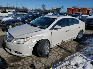 2011 Buick LaCrosse CXL with VIN 1G4GD5GD0BF130753, listed as a Copart auction lot 46085965 with 120,570 mi miles and Salvage Title. Bid and sale history available at carsss.com. Image 1.