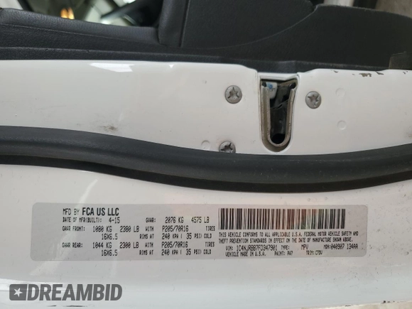2015 Jeep Patriot Sport with VIN 1C4NJRBB7FD347901, listed as a Copart auction lot 41638935 with 88,117 mi miles and Salvage Title. Bid and sale history available at carsss.com. Image 13.