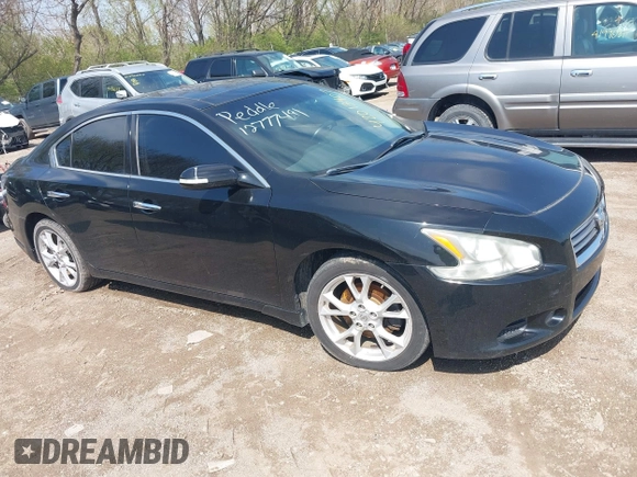 2012 Nissan Maxima SV with VIN 1N4AA5AP0CC801014, listed as a IAAI auction lot 42013407 with 162,306 mi miles and . Bid and sale history available at DreamBid. Image 1.