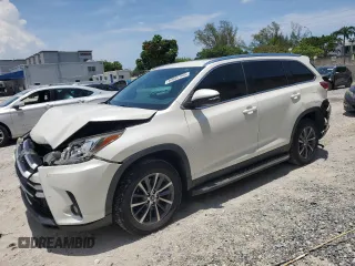 2019 Toyota Highlander SE z VIN 5TDKZRFH4KS563911, wystawiony jako Copart lot #63607345 z przebiegiem 90 421 mil mil oraz Nie do naprawy • Non repairable. Historia ofert i sprzedaży dostępna na DreamBid. Obrazek 1.
