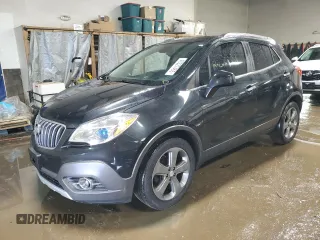 2013 Buick Encore Leather with VIN KL4CJCSB9DB205797, listed as a Copart auction lot 48327465 with 184,086 mi miles and Salvage Title. Bid and sale history available at carsss.com. Image 1.