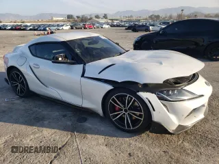 2021 Toyota Supra 3.0 with VIN WZ1DB0C03MW036292, listed as a Copart auction lot 42788405 with Not Provided miles and Salvage Title. Bid and sale history available at DreamBid. Image 4.