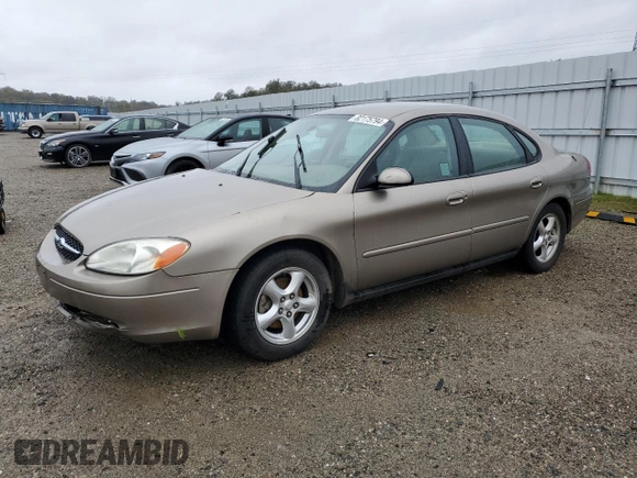2003 Ford Taurus SE Standard with VIN 1FAFP53U03A252904, listed as a Copart auction lot 82175794 with 156,490 mi miles and Salvage Title. Bid and sale history available at carsss.com. Image 1.