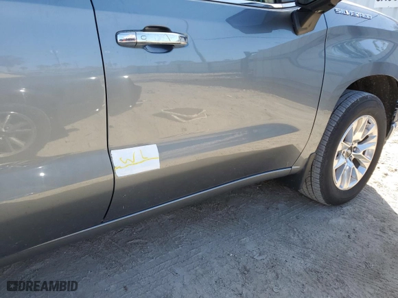 2019 Chevrolet Silverado 1500 LTZ with VIN 1GCPWEED9KZ159863, listed as a Copart auction lot 77339084 with 7,108 mi miles and Non Repairable. Bid and sale history available at carsss.com. Image 12.