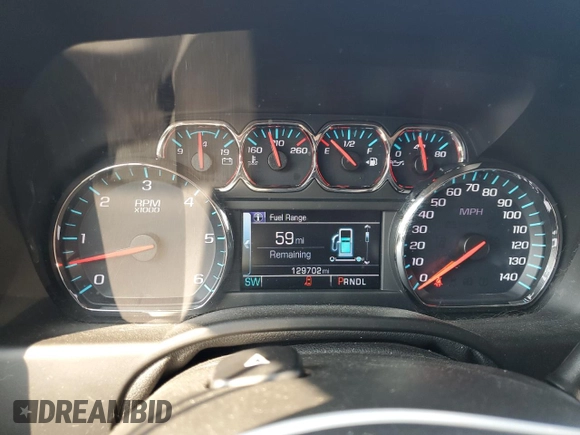 2020 GMC Yukon SLT with VIN 1GKS1BKC0LR243224, listed as a Copart auction lot 65768234 with 129,702 mi miles and Salvage Title. Bid and sale history available at DreamBid. Image 9.