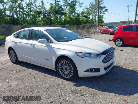 2014 Ford Fusion Titanium Hybrid with VIN 3FA6P0RU3ER279212, listed as a IAAI auction lot 42241465 with 155,841 mi miles and . Bid and sale history available at DreamBid. Image 1.