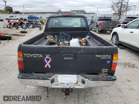 1998 Toyota Tacoma with VIN 4TAWN72N6WZ116347, listed as a Copart auction lot 75882284 with Not Provided miles and Salvage Title. Bid and sale history available at DreamBid. Image 6.
