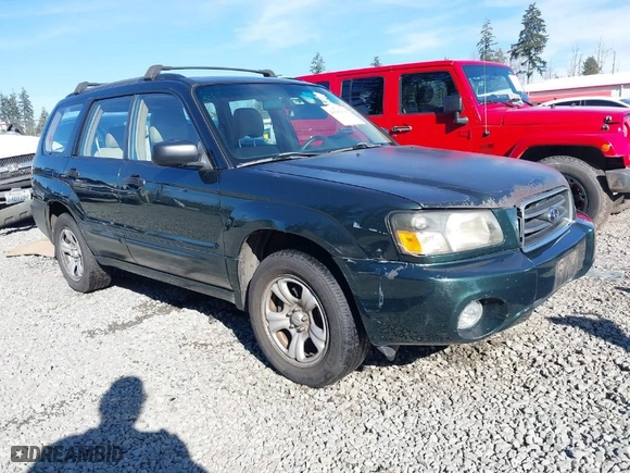 2005 Subaru Forester (Natl) X with VIN JF1SG63605G728297, listed as a IAAI auction lot 41681038 with 106,218 mi miles. Bid and sale history available at carsss.com. Image 1.