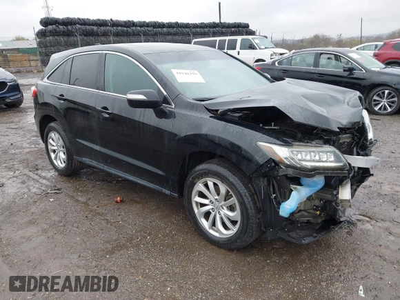 2016 Acura RDX with VIN 5J8TB4H36GL028845, listed as a IAAI auction lot 41941379 with 42,760 mi miles. Bid and sale history available at carsss.com. Image 1.