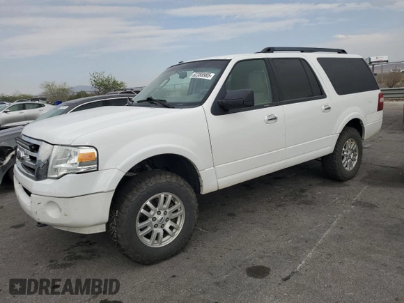 2014 Ford Expedition Max XLT z VIN 1FMJK1J55EEF63419, wystawiony jako Copart lot #62388985 z przebiegiem 181 246 mil mil oraz Czysty tytuł • Clean title. Historia ofert i sprzedaży dostępna na DreamBid. Obrazek 1.