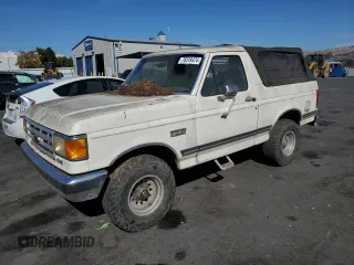 1989 Ford Bronco Custom with VIN 1FMEU15H0KLB48449, listed as a Copart auction lot 78316474 with 82,957 mi miles and Clean Title. Bid and sale history available at carsss.com. Image 1.