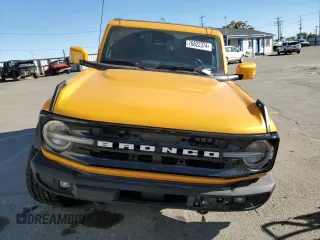 2022 Ford Bronco with VIN 1FMEE5BP6NLB66152, listed as a Copart auction lot 76822374 with 43,884 mi miles and Salvage title. Bid and sale history available at DreamBid. Image 5.