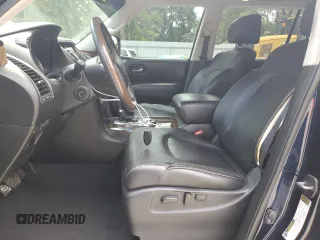 2016 Infiniti QX80 with VIN JN8AZ2NF9G9610685, listed as a Copart auction lot 57154685 with 94,176 mi miles and Salvage title. Bid and sale history available at DreamBid. Image 7.