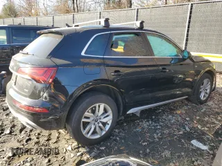 2022 Audi Q5 S line Premium with VIN WA1GAAFY4N2049173, listed as a Copart auction lot 83505184 with 0 mi miles and Salvage Title. Bid and sale history available at carsss.com. Image 3.