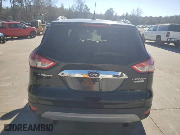2014 Ford Escape Titanium with VIN 1FMCU0JX4EUA42499, listed as a Copart auction lot 87951075 with 108,358 mi miles and Salvage Title. Bid and sale history available at carsss.com. Image 6.