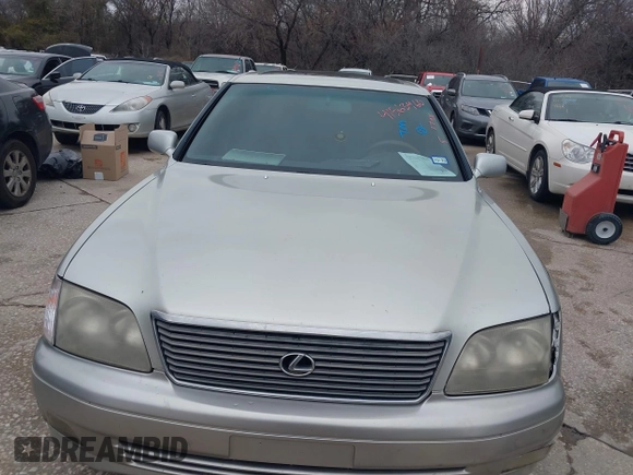 2000 Lexus LS 400 with VIN JT8BH28F4Y0179448, listed as a IAAI auction lot 41563460 with 179,113 mi miles. Bid and sale history available at carsss.com. Image 6.
