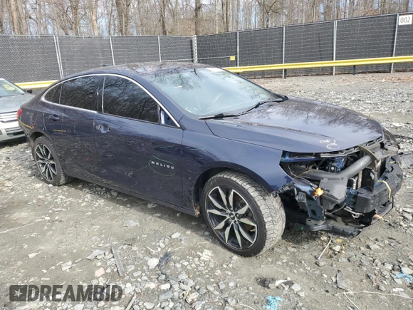 2018 Chevrolet Malibu LT with VIN 1G1ZD5ST1JF108991, listed as a Copart auction lot 47918345 with 95,193 mi miles and Salvage Title. Bid and sale history available at carsss.com. Image 4.