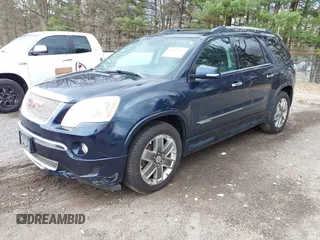 2012 GMC Acadia Denali with VIN 1GKKVTED5CJ289547, listed as a IAAI auction lot 41946951 with 185,460 mi miles. Bid and sale history available at carsss.com. Image 2.