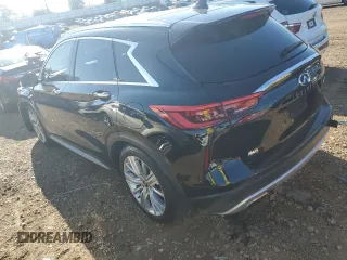 2020 Infiniti QX50 Luxe with VIN 3PCAJ5M35LF111703, listed as a Copart auction lot 77794333 with 31,785 mi miles and Salvage title. Bid and sale history available at DreamBid. Image 2.