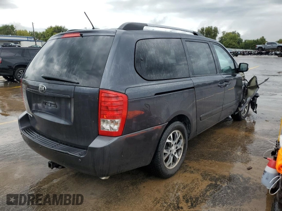 2014 Kia Sedona LX with VIN KNDMG4C77E6539099, listed as a Copart auction lot 72695234 with 86,979 mi miles and Salvage Title. Bid and sale history available at carsss.com. Image 3.