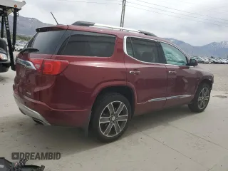 2018 GMC Acadia Denali with VIN 1GKKNXLS8JZ117150, listed as a Copart auction lot 51876985 with 70,881 mi miles and Salvage title. Bid and sale history available at DreamBid. Image 3.