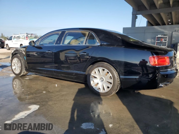 2014 Bentley Flying Spur z VIN SCBEC9ZA2EC090466, wystawiony jako Copart lot #43833305 z przebiegiem 53 837 mil mil oraz Szkody całkowita. Historia ofert i sprzedaży dostępna na DreamBid. Obrazek 2.