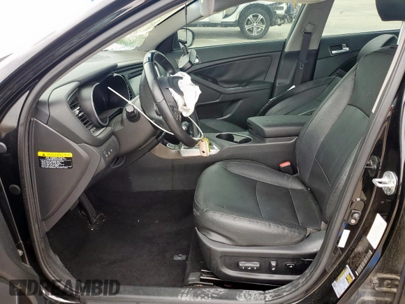 2015 Kia Optima EX with VIN KNAGN4AD0F5090350, listed as a Copart auction lot 57577595 with 109,345 mi miles and Salvage title. Bid and sale history available at DreamBid. Image 7.