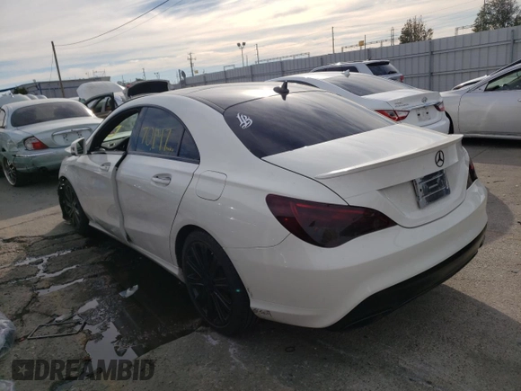 2017 Mercedes-Benz CLA with VIN WDDSJ4EB0HN441865, listed as a Copart auction lot 67480032 with 70,147 mi miles. Bid and sale history available at carsss.com. Image 3.