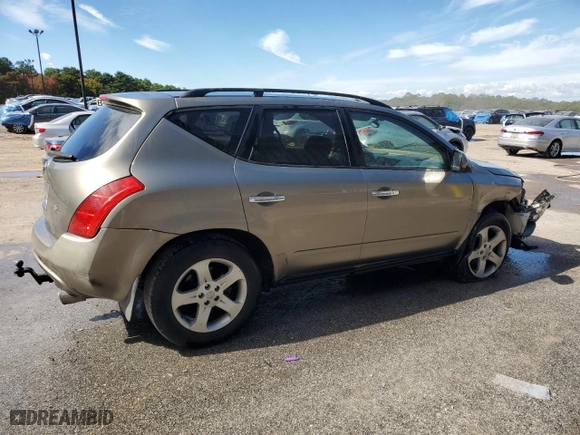 2003 Nissan Murano SL with VIN JN8AZ08T33W117442, listed as a Copart auction lot 74665824 with 177,858 mi miles and Salvage Title. Bid and sale history available at carsss.com. Image 3.